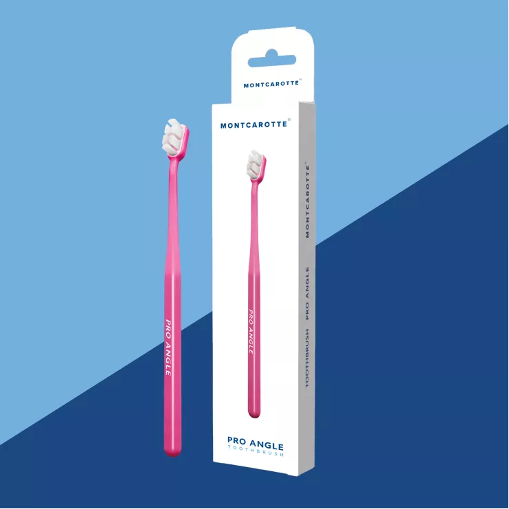 Pink Pro Angle Toothbrush