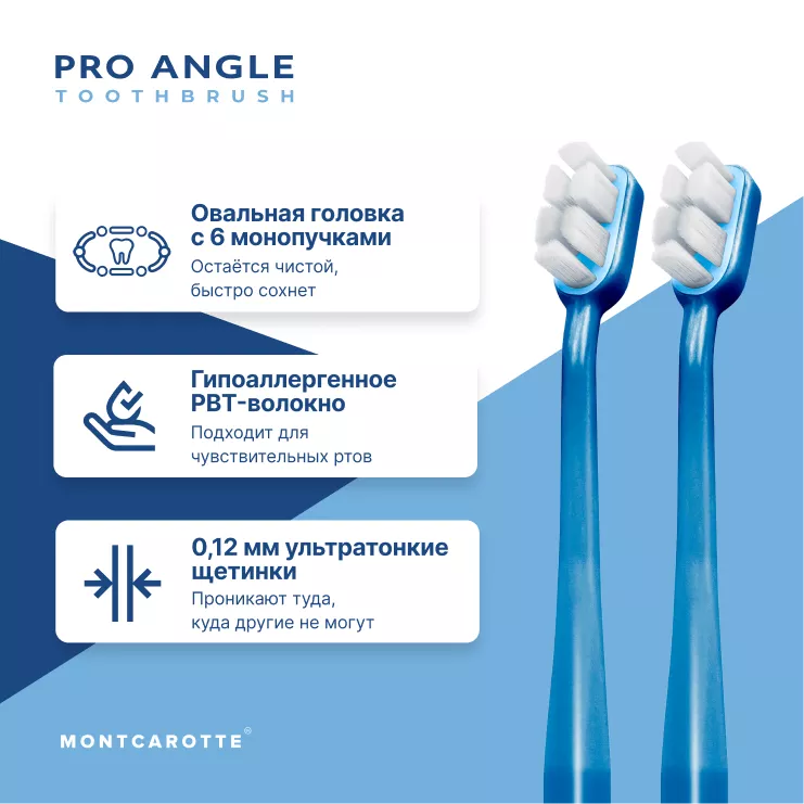 Pro Angle Toothbrush Set Blue Blue