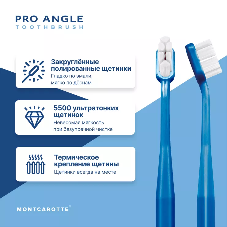 Pro Angle Toothbrush Set Blue Blue