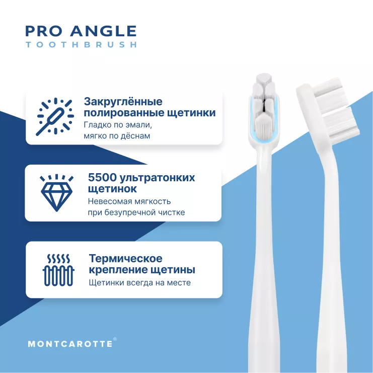 Pro Angle Toothbrush Set White White