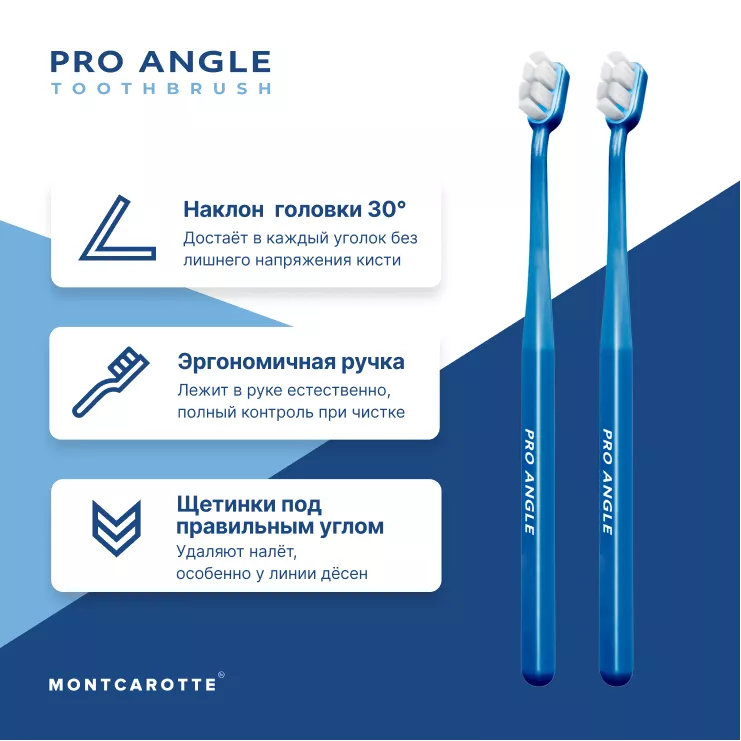 Pro Angle Toothbrush Set Blue Blue