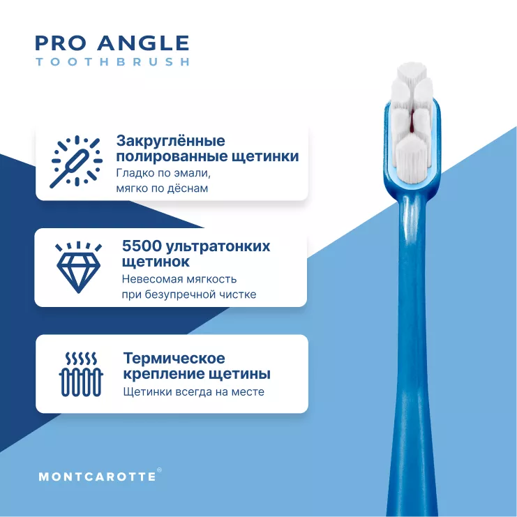 Blue Pro Angle Toothbrush
