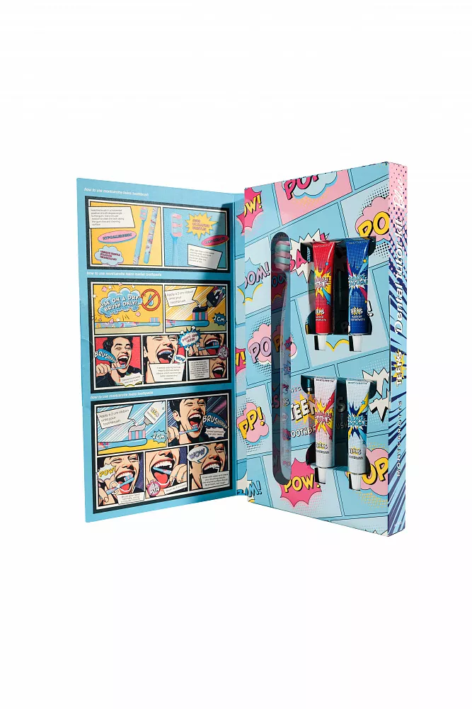 Набор для обучения чистки зубов MontCarotte Teens DENTAL Tutor Kit Blue