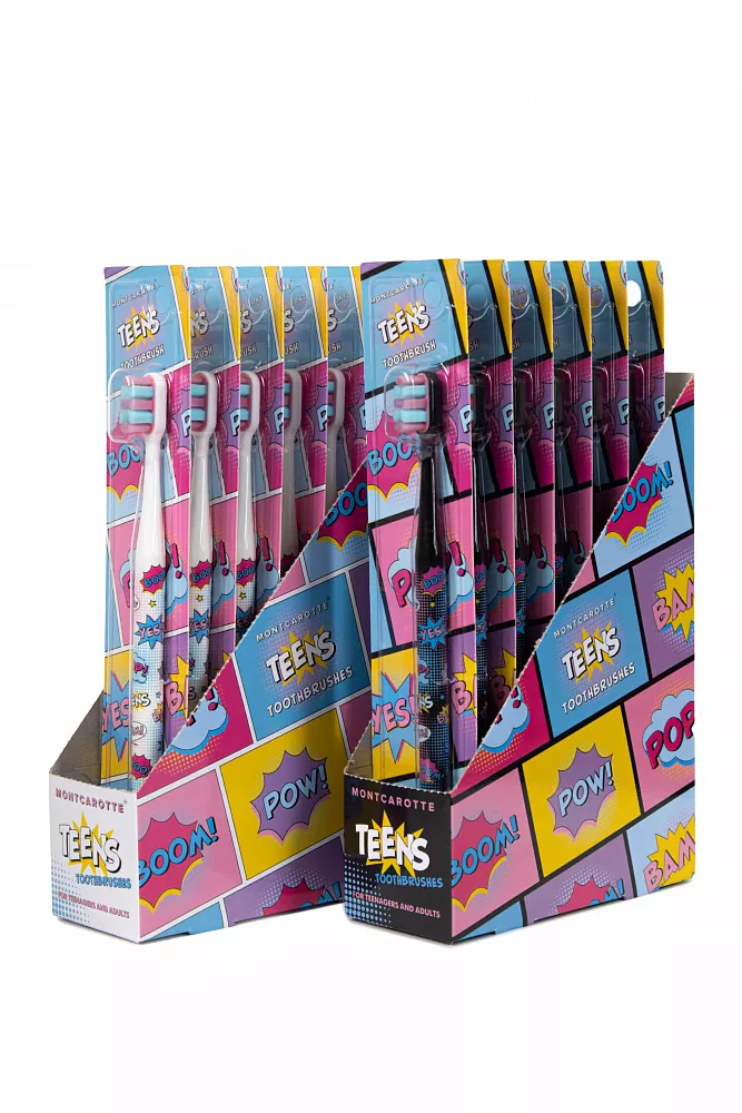 Black Toothbrush Teens Collection (6 pieces)