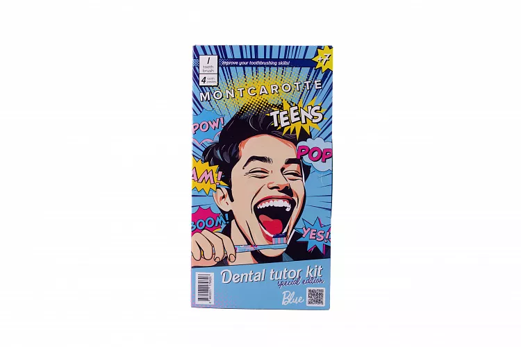 Набор для обучения чистки зубов MontCarotte Teens DENTAL Tutor Kit Blue