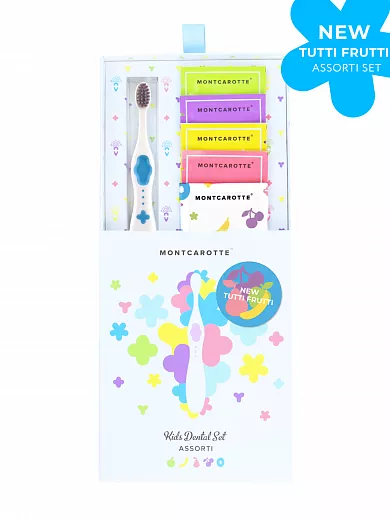 Kids Dental Set Assorti Blue Tutti Frutti
