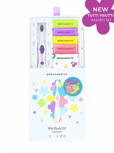 Kids Dental Set Assorti Purple Tutti Frutti