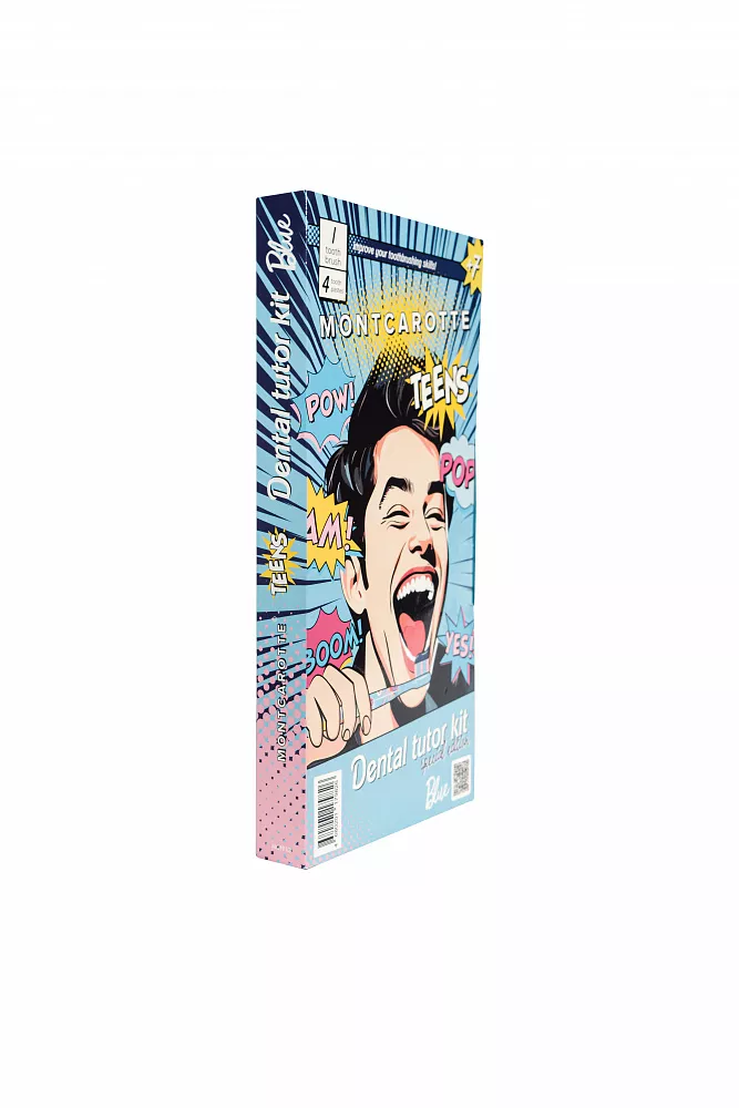 Набор для обучения чистки зубов MontCarotte Teens DENTAL Tutor Kit Blue