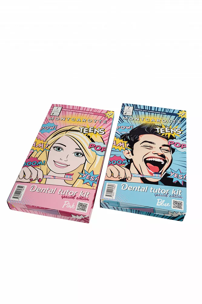 Набор для обучения чистки зубов MontCarotte Teens DENTAL Tutor Kit Blue