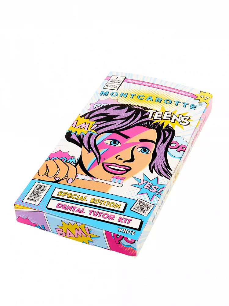 Набор для обучения чистки зубов MontCarotte Teens DENTAL Tutor Kit WHITE