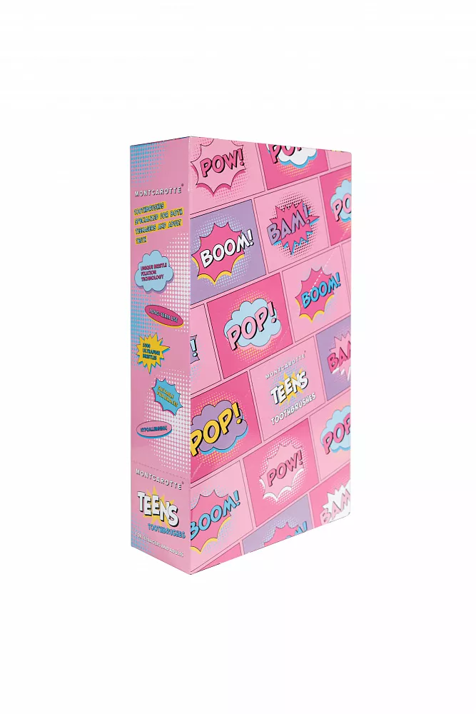 Pink Toothbrush Teens Collection (6 pieces)