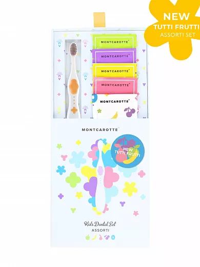 Kids Dental Set Assorti Yellow Tutti Frutti