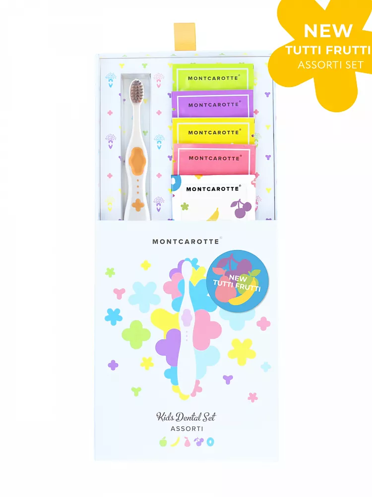 Kids Dental Set Assorti Yellow Tutti Frutti