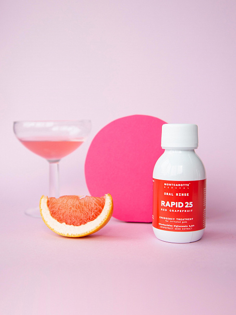 ORAL RINSE RAPID 25 RED GRAPEFRUIT, 100 ml ORAL RINSE RAPID 25 RED GRAPEFRUIT, 100 ml