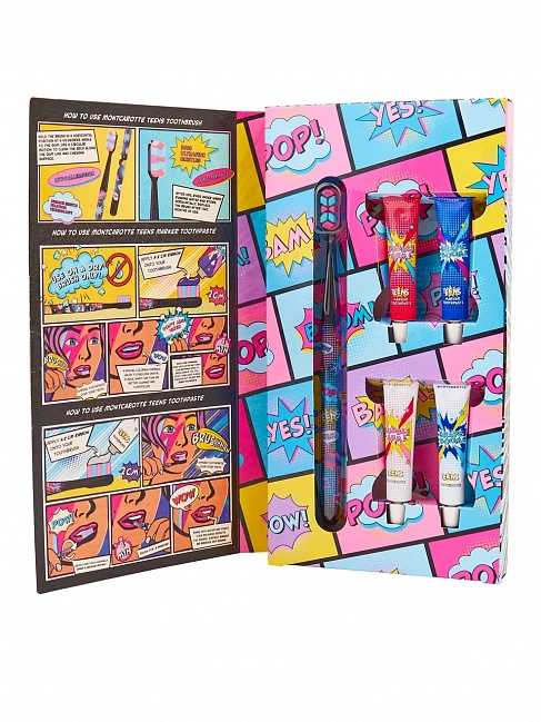 Набор для обучения чистки зубов MontCarotte Teens DENTAL Tutor Kit Black Набор для обучения чистки зубов MontCarotte Teens DENTAL Tutor Kit Black