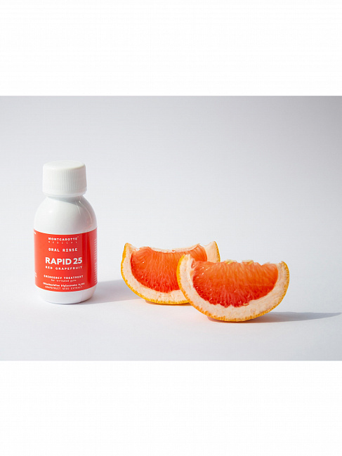 ORAL RINSE RAPID 25 RED GRAPEFRUIT, 100 ml ORAL RINSE RAPID 25 RED GRAPEFRUIT, 100 ml