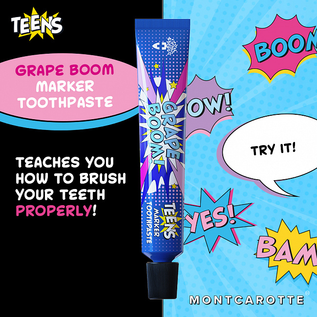 MontCarotte TEENS Marker Toothpaste Grape Boom