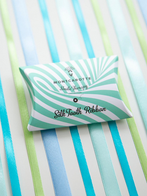 "Mint Green" Silk Tooth Ribbon