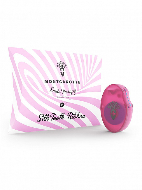 "Fuchsia" Silk Tooth Ribbon