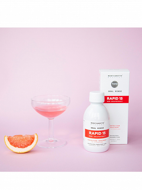 ORAL RINSE RAPID 15 RED GRAPEFRUIT, 200 ml ORAL RINSE RAPID 15 RED GRAPEFRUIT, 200 ml