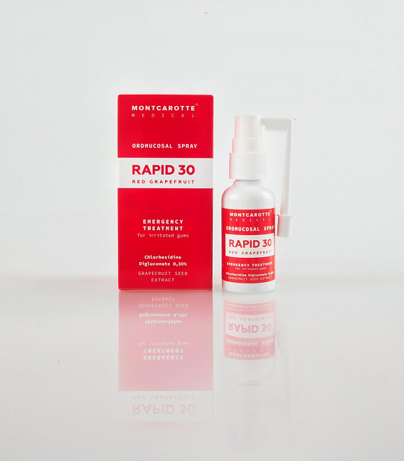 OROMUCOSAL SPRAY RAPID 30 RED GRAPEFRUIT, 30 ml