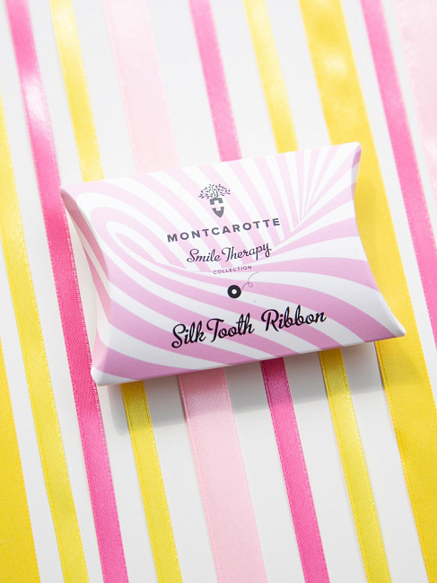 "Fuchsia" Silk Tooth Ribbon