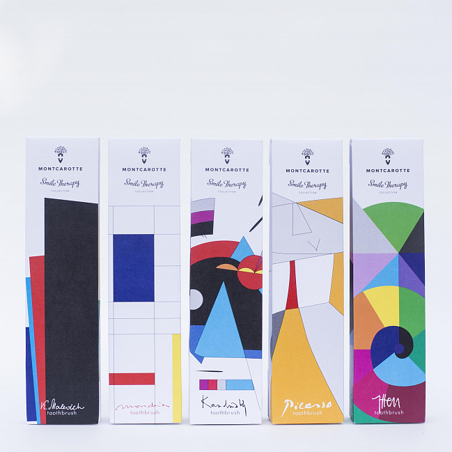 Itten toothbrush Abstraction Brush Collection