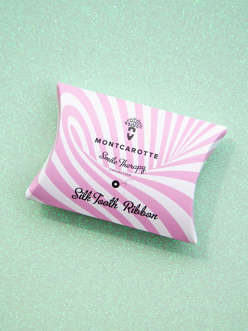 "Fuchsia" Silk Tooth Ribbon