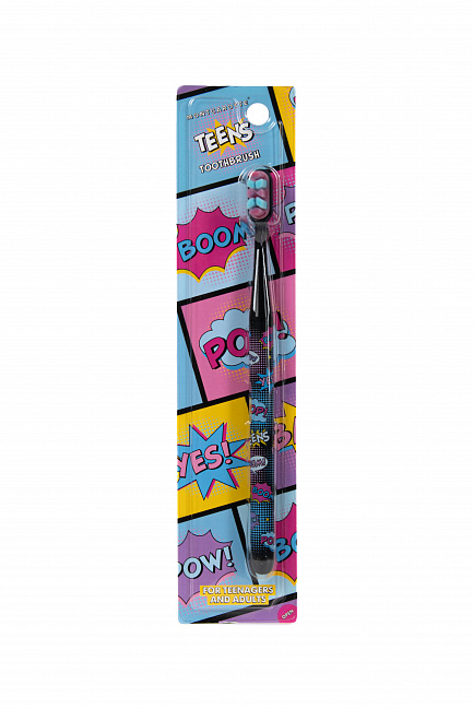 MontCarotte TEENS Toothbrush BLACK