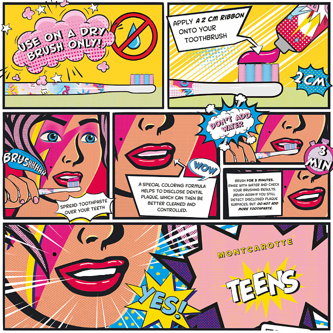 MontCarotte TEENS Marker Toothpaste Bubble Gum MontCarotte TEENS Marker Toothpaste Bubble Gum