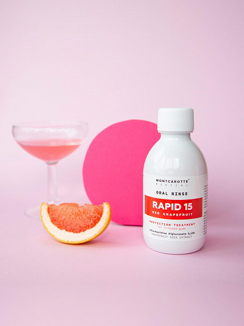 ORAL RINSE RAPID 15 RED GRAPEFRUIT, 200 ml ORAL RINSE RAPID 15 RED GRAPEFRUIT, 200 ml