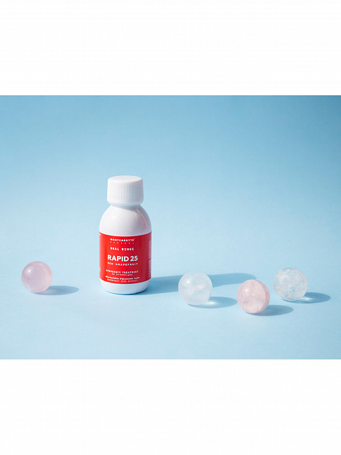 ORAL RINSE RAPID 25 RED GRAPEFRUIT, 100 ml ORAL RINSE RAPID 25 RED GRAPEFRUIT, 100 ml